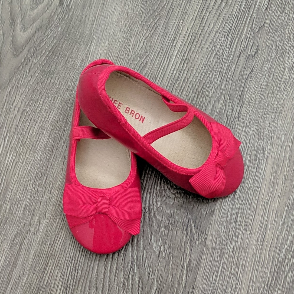 Thee Bron Red Shoes with Bow